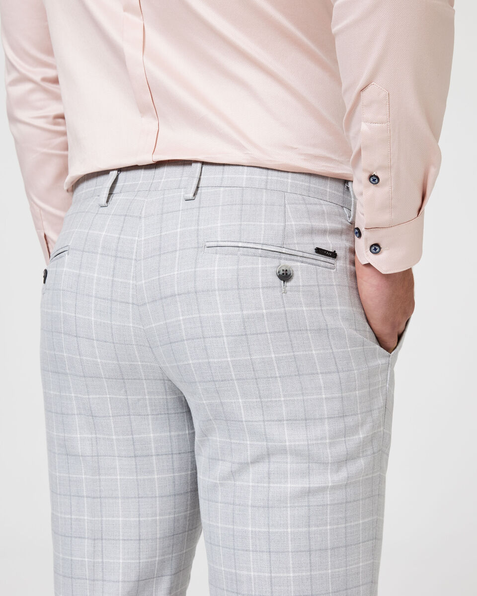 Hillsp Tailored Pant, Grey Windowpane, hi-res